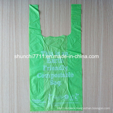 Earth Friendly Compostable T-Shirt Bag